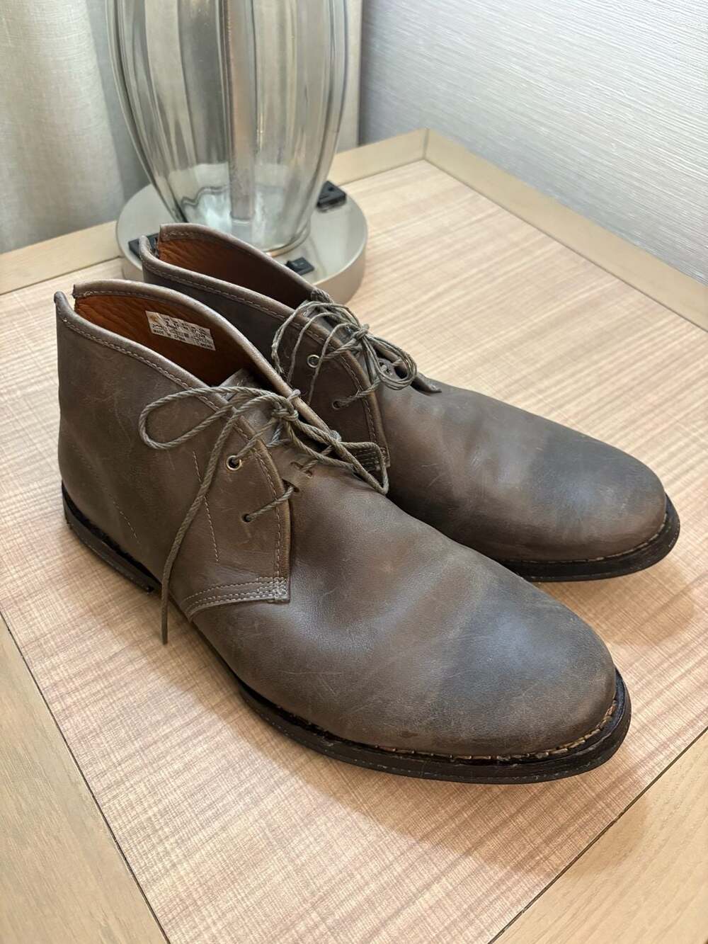 Timberland Boot Company Chukka Boots 4069R Men's Size 9 Gray Leather